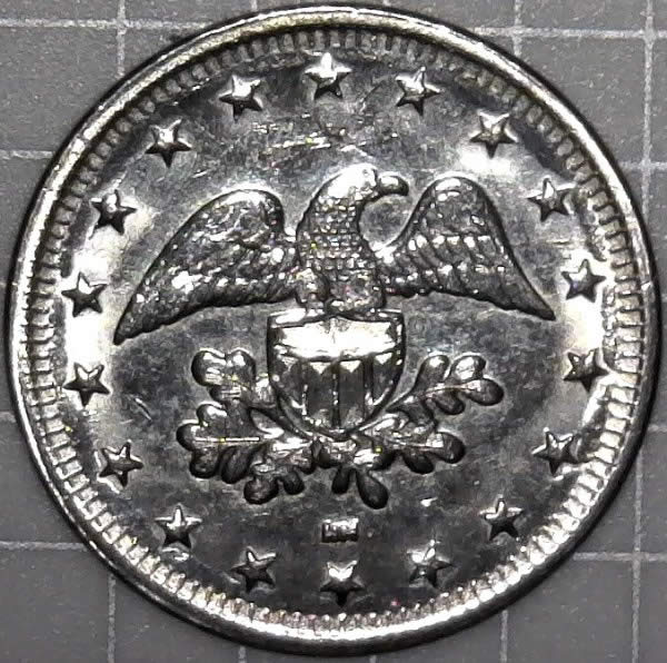 Arcade-Token-With-Severe-Die-Deterioration!-Obverse-Die-Was-Toasted